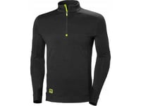 Helly Hansen Helly Hansen Lifa Half Zip Sort Termoskjorte