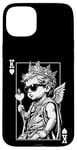 Coque pour iPhone 15 Plus Cupid Valentine King Of Hearts Card Poker Player