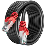 Cable Ethernet 5m, Cat 7 Cable RJ45 Blindé Câble Réseau 5 Mètres Haut Débit 10Gbps Cable Wifi Intérieur Fil Etherent SFTP Gigabit Câble Internet Lan 5m Noir pour Modem Switch.[G326]