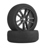 4 PièCes SéRies 66Mm Mousse Pneu éPonge Pneu Jante Ensemble pour 144001 124016 124017 124018 124019 104001 PièCes de Mise à Niveau de Voiture