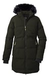 Killtec KOW 209 WMN QLTD PRK Manteau d'hiver en duvet avec capuche zippée amovible Noir Taille 36