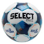 Select Fotball Brillant Super UZ V25 Eliteserien - Hvit/Blå, størrelse Ball SZ. 5