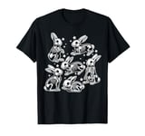 Bunny skeleton Halloween Funny Bunny Rabbit Bones Halloween T-Shirt