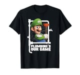 The Super Mario Bros. Movie Plumbing's Our Game Luigi Poster T-Shirt