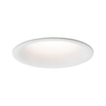 Paulmann 93416 LED Cymbal incl. 1x6,8 watts IP44 gradable projecteurs Blanc dépoli spot plastique lampe encastrée 2700 K, Matière, 6.7 W, 1er-Set