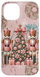 Coque pour iPhone 14 Coquette Rose Casse-Noisette Décoration de Noël Mignon