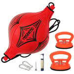 APJJ Double End Vitesse Ball, Speedball de Boxe, Ballon Double élastique, Sac de Frappe d'entraînement de Boxe Fitness MMA Double End Boxing Speed Ball Équipement de Boxe Gonflable pour la Maison,A