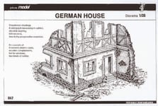 Plus Model 47 - 1:35 Ceramic Parts German Half-Timbered House Ruin