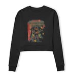 Guardians of the Galaxy I'm A Freakin' Guardian Of The Galaxy Women's Cropped Sweatshirt - Black - S