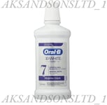 Oral-B 3D White Mouthwash Luxe Perfection Alcohol Free Clean Mint