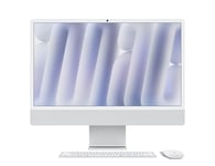 Apple iMac 24" (October 2024)  4.5K Retina display  M4 chip 10CPU/10GPU  16GB RAM  512GB SSD  Silver