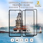 2 Pack Motorola EDGE 20 Pro - Härdat Glas 9H - Super kvalitet 3D