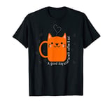 Funny Orange Cat Coffee Mug, Cute Cats coffee Lovers Gift T-Shirt