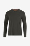 Superdry - T-shirt Essential Logo Long Sleeve Top - Svart