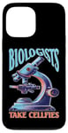 Coque pour iPhone 13 Pro Max Biologists Take Cellfies Humour de laboratoire scientifique