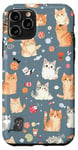 iPhone 11 Pro Adorable Cat Patterns Design Cute kittens patterns Case