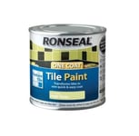 Ronseal One Coat Tile Paint Lime Green High Gloss 250ml