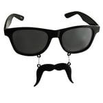 Black Moustache Sunglasses Novelty Glasses Fun & Quirky Gift Fancy Dress Joke