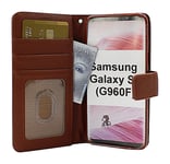 New Standcase Wallet Samsung Galaxy S9 (G960F) (Brun)