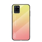 Hülle® Gradient Color Anti-Scratches Glass Case Compatible for OPPO Realme V11 5G (5)