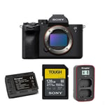 Sony a7 IV Mirrorless Camera Starter Kit with extra Batteries Charger  128GB V60 SD-Card + BONUS Photogear Voucher