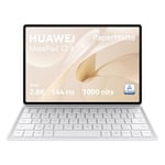 HUAWEI MatePad 12 X PaperMatte WIFI Tablettes, Écran PaperMatte de 12 pouces, 144 Hz taux de rafraîchissement auto-adaptatif, 1000 nits,12Go+256Go, Clavier NearLink, 10100 mAh batterie, Blanc