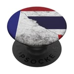 Drapeaux France et Thaïlande - Français Thaïlandais PopSockets PopGrip Adhésif