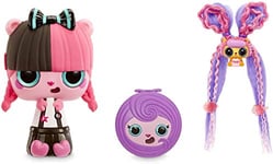 MGA 561873E7C Pop Hair Surprise 1 Figurine 3 en 1 pour Coiffure, série 1A, pour Enfants à partir de 5 Ans, idéale comme Cadeau d'anniversaire ou comme Souvenir