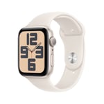 Apple Watch SE 44mm Stjerneskinn med Stjerneskinn Sport Band - S/M