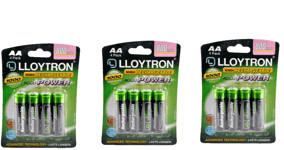 12 x Lloytron AA 800 mAh Rechargeable Batteries Solar Light Dect Cordless Phone