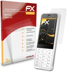 atFoliX 3x Screen Protection Film for Microsoft Nokia 230 matt&shockproof