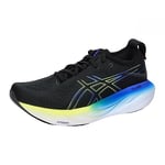 ASICS Gel Nimbus 25 Mens Running Shoes Black/Yellow 7.5 (42)