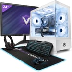 Vibox V-162 PC Gamer - 24"" Écran Pack - AMD Ryzen 5 4500 Processeur 4.1GHz - Nvidia GTX 1660 Super 6Go - 16Go RAM - 480Go SSD - Windows 11 - WiFi