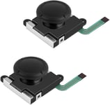 Paquet De 2 Manettes De Jeu Joystick Analogique 3d Pour Nintendo Switch Ns Joy-Con Controller Joypad Remplacement Gauche Droite Contrôleur Analogique Joystick