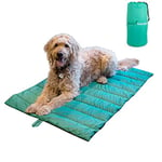 Bom Garoto Tapis portable pour animal domestique – 117 x 83 cm – Tapis pour chat et chien pour lit de cage, cage pour chien, coin de feu ou camping – Lits imperméables pour chiens de taille moyenne et