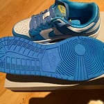 Baskets basses Nike  dunk low bleu et jaune