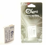 Ex-Pro White Replacement Battery EN-EL12 ENEL12 for Nikon CoolPix Cameras