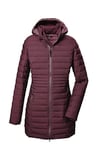 G.I.G.A. DX Femme Parka matelassée/parka fonctionnelle avec capuche amovible GW 14 WMN QLTD PRK_Bacarya, brombeere, 42, 42300-000