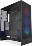 H7 Flow Rgb -Tour Moyenne Atx Circ. D¿Air Ventilateurs Rgb,Ventilateurs Inf. Refroidissement Direct Carte Graphique,Ventilateur Rgb Struct. Unique 360 Mm Incl.,Gestion Des Câblesboîtiers Pc