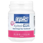 Epic Dental, Xylitol Gum, Sugar Free, Bubblegum, 50 Pieces