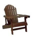 Highwood AD-LAPT1-ACE Adirondack Table de Ordinateur Portable/Lecture Bois Synthétique (vendu sans la chaise) - Acorn