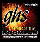 GHS™ Strings »BOOMERS® - GB-7CL - 7- STRING ELECTRIC GUITAR« Cordes pour Guitare Électrique - Nickel Plated Steel - Custom Light: 009-062