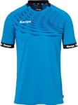 Kempa Wave 26 Shirt pour Hommes et garçon - Tee Shirt t-Shirt de Sport à Manches Courtes Vetement Fonctionnel Handball Gym Jogging Running Maillot - élastique et Respirant