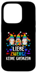 Coque pour iPhone 14 Pro LGBT Pride,Nains de jardin, Arc-en-ciel, allemand