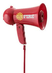 Dress Up America Mégaphone pompier pour enfants - Bullhorn mégaphone pompier rouge avec sirène sonore