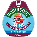 Robinsons Mini Apple & Blackcurrant On-The-Go Squash 66ml