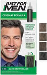 Dark Brown Black Hair Dye for Men - Targets Grey Hairs, Natural Look - H45