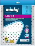 Minky PP23004003 Easy Medium Ironing Cover Fits Boards, 110 x 35 cm, Black