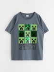 Lindex Minecraft t-shirt med vändbart paljettmotiv