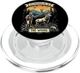 Citation de chasse au cerf - I'd Rather Be In The Woods - Huntsman PopSockets PopGrip pour MagSafe